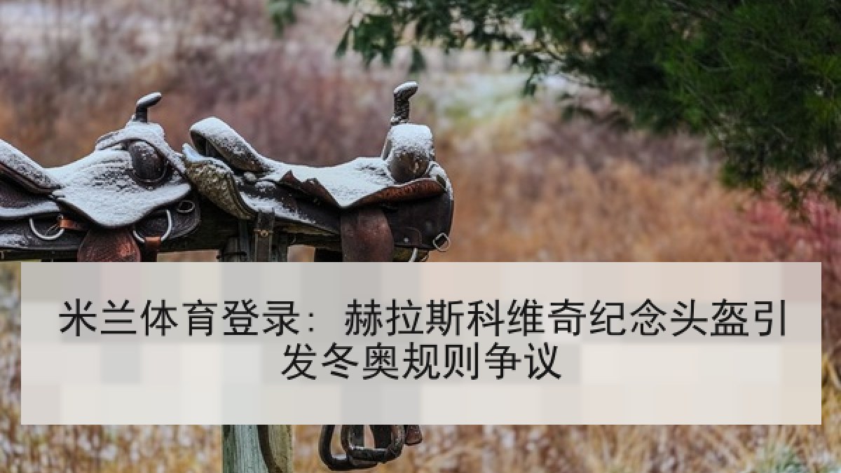 米兰体育登录: 赫拉斯科维奇纪念头盔引发冬奥规则争议
